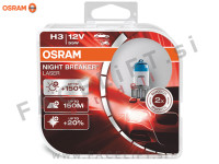 Halogenske žarnice Osram Night Breaker Laser H3 (PK22s) 55W 12V