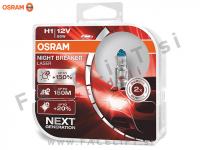 Halogenske žarnice Osram Night Breaker Laser Next Gen H1 P14.5s 55W12V