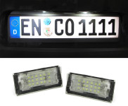 LED osvetlitev registrske tablice z ohišjem BMW 3 E46 Coupe Cabrio 03-