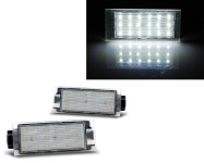 LED osvetlitev registrske tablice z ohišjem Renault Twingo / Clio / Me