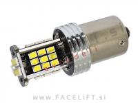 LED žarnica / P21W (BA15s / 1156) / 30x LED (3020) / CANBUS / 12V