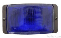 Opozorilna luč 138x78x68mm modra