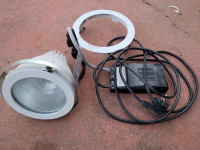 Vgradna stropna luč, premer 14 cm