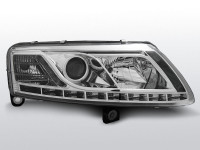 Xenon žarometi Audi A6 4F 04-08 LED dnevne krom V1
