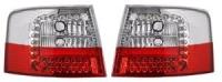 Zadnja luč Audi A6 97-05, LED, set, karavan, rdeče-prozorna