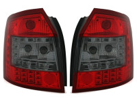 Zadnje LED luči Audi A4 8E Avant 01-04 rdeče-smoke V2
