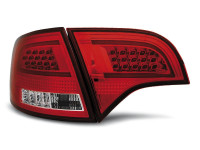 Zadnje LED luči Audi A4 B7 Avant 04-08 rdečo-bele