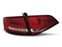 Zadnje LED luči Audi A4 B8 Limo 08-11 LED-Bar rdečo-bele V1