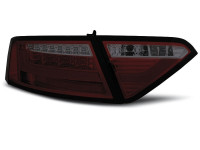 Zadnje LED luči Audi A5 8T Coupe 07-11 LED-Bar rdečo-smoke