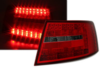 Zadnje LED luči Audi A6 4F Limo 04-08 rdeče-smoke V3