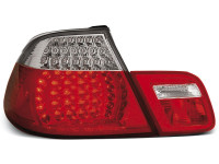 Zadnje LED luči BMW 3 E46 Cabrio 99-03 rdečo-bele