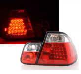 Zadnje LED luči BMW 3 E46 Limo 01-05 rdečo-bele V2