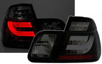 Zadnje LED luči BMW 3 E46 Limo 98-01 črne V1