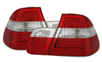 Zadnje LED luči BMW 3 E46 Limo 98-01 rdečo-bele V1