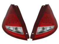 Zadnje LED luči Ford Fiesta MK7 08-13 rdečo-bele