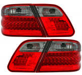 Zadnje LED luči Mercedes E W210 Limo 95-02 rdeče-smoke