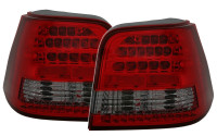 Zadnje LED luči VW Golf 4 Limo 97-03 rdeče-smoke