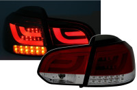 Zadnje LED luči VW Golf 6 Limo 08-12 rdeče-smoke V5