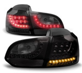 Zadnje LED luči VW Golf 6 Limo 08- črne