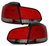 Zadnje LED luči VW Golf 6 Limo 08- rdeče-smoke