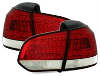 Zadnje LED luči VW Golf 6 Limo 08- rdečo-bele