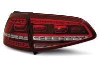 Zadnje LED luči VW Golf 7 Hatchback 13-17 rdečo-bele