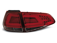 Zadnje LED luči VW Golf 7 Hatchback 13-17 rdečo-bele V3
