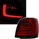 Zadnje LED luči VW Polo 6R 09-14 rdeče-smoke V2