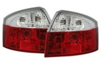 Zadnje lexus luči Audi A4 8E Limo 00-04 rdečo-bele