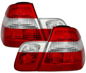 Zadnje lexus luči BMW 3 E46 Limo 01-05 rdečo-bele