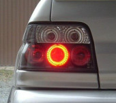 Zadnje lexus luči Ford Escort 90-92 črne