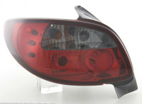 Zadnje lexus luči Peugeot 206 98- rdeče-smoke