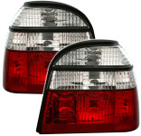 Zadnje lexus luči VW Golf 3 91-97 rdečo-bele V1