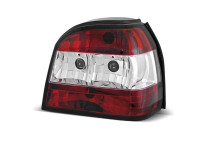 Zadnje lexus luči VW Golf 3 91-97 rdečo-bele V2