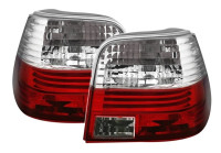 Zadnje lexus luči VW Golf 4 Hatchback 97-03 rdečo-bele