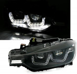 Žarometi BMW F30/31 11-15 LED DRL dnevne xenon črni