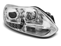 Žarometi Ford Focus MK3 11-14 LED osvetlitev krom