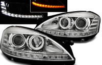 Žarometi Mercedes S W221 05-09 LED osvetlitev Xenon krom