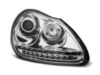 Žarometi Porsche Cayenne 02-06 LED osvetlitev HID Xenon krom