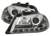 Žarometi Seat Ibiza 6L 02-08 LED osvetlitev krom V1