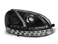 Žarometi VW Golf 5 03-09 LED osvetlitev črni V1