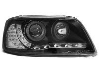 Žarometi VW T5 03-09 LED osvetlitev črni V1