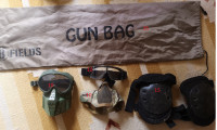 Misc oprema, gun bag, zaščitne maske, kolenčniki