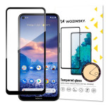 Zaščitno steklo iz kaljenega stekla 9H za Nokia 5.4 črn