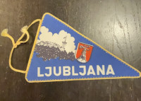 Vintage zastavica Ljubljana
