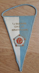 Vintage zastavica Nogometi klub TJ SLOVAN Bratislava 10x17cm