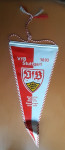 Vintage zastavica Nogometni klub VFB Stuttgart 15x33cm