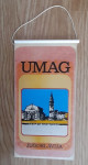 Vintage zastavica UMAG Istra 9x17cm