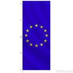 Zastava EU 100x300 cm - vertikalno obešanje - NOVO !!