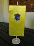 Zastavica namizna uradna OBČINA SREDIŠČE ob DRAVI 12,5 x 24,2cm platno
